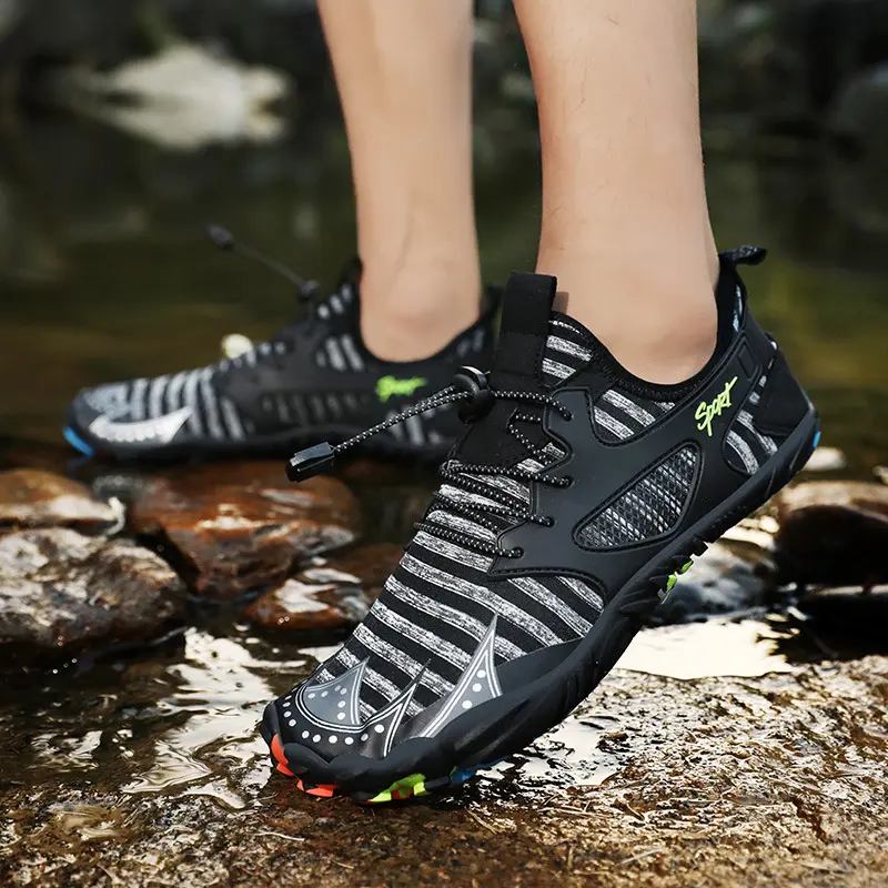 Custom unisex water shoes anti-slip yoga diving creek river shoes wading water walking shoes