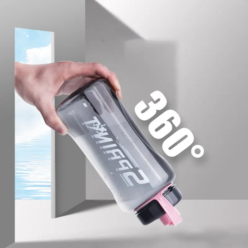 Camellia water cup, large capacity cup, plastic cup, plastic cup, space cup, outdoor sports portable large size kettle, 1.2L