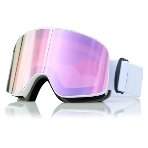 MONU Factory Custom accept Anti-fog and Anti-reflection Ski goggles snowboard equipment