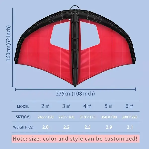Kite Board Surfing Foil Wing Surfing Kit High Quality Inflatable Foil Surf Wing