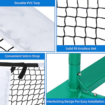 Latest Design Outdoor Swift Retractable Portable Pickleball Net Manufacturer In China