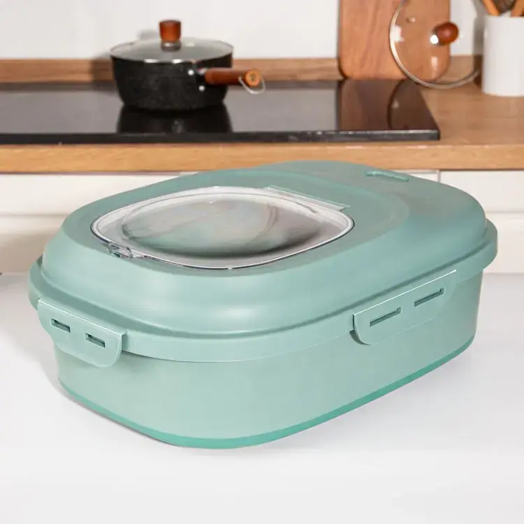 Moistureproof Sealing Large Plastic Dog Pantry Containers Bin Collapsible Pet Food Storage Container With Wheels Featured Image