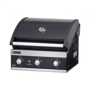 Factory supplied 24 GT Premium 3 burner plug-in gas grills