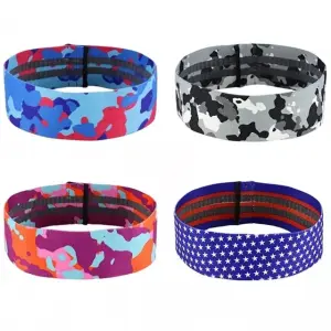 Non-slip fabric resistance band