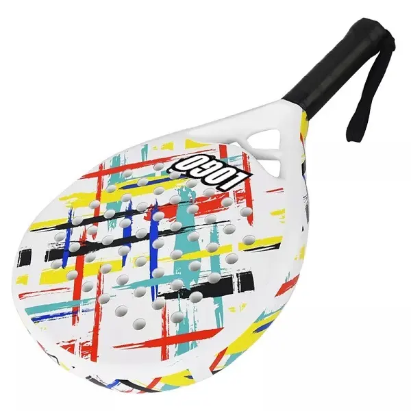 Hot Sale Professional Carbon Fiber Glass Fiber Paddle Beach Tennis Racket