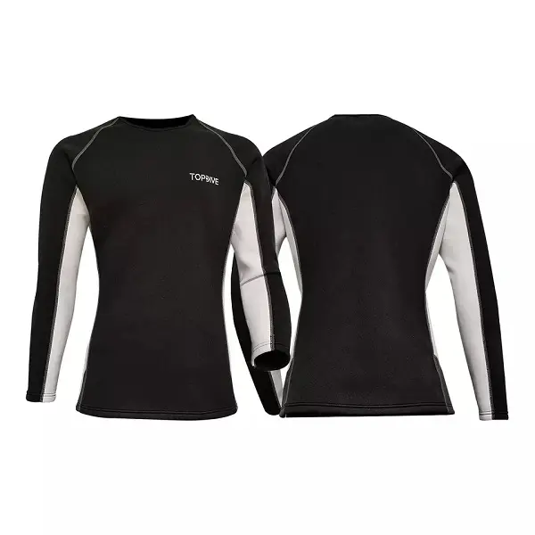 Best Selling Custom Keep Warm Dive Jacket Mens Long Sleeve Wetsuit Jacket 2mm Neoprene Wetsuit Top Featured Image