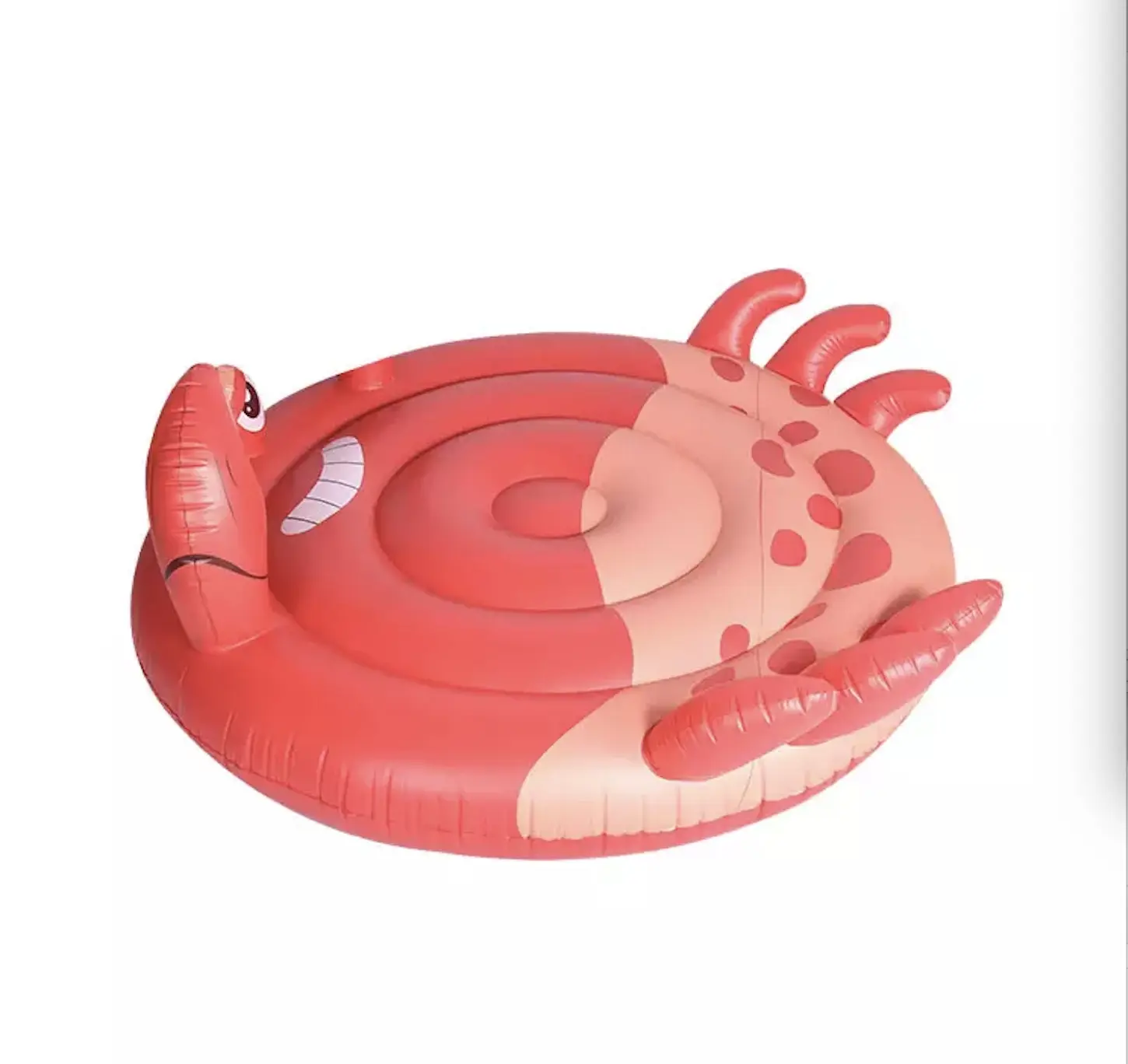 Custom pool floats inflatable crab air bed pool floatie water float inflatable animal toys