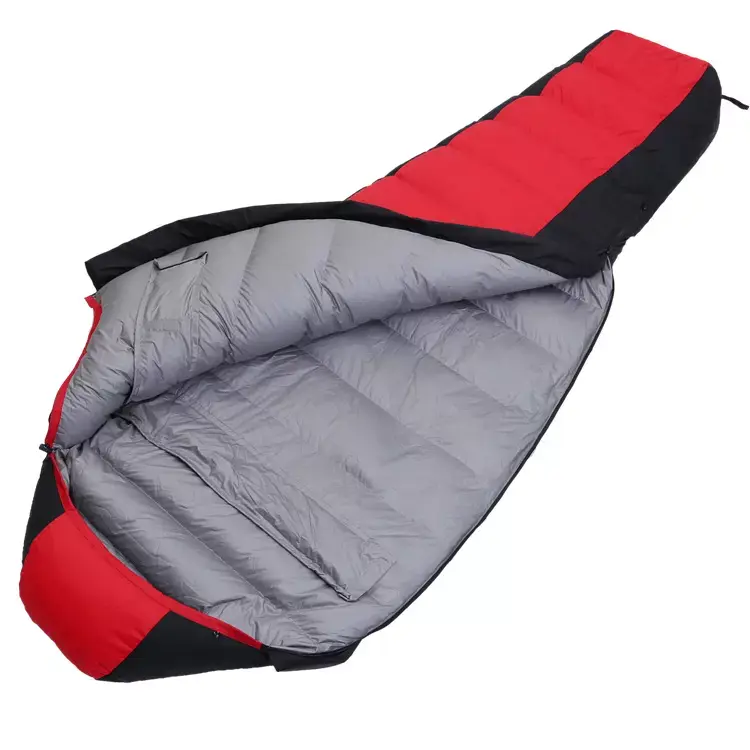 Outdoor single winter camping warm down sleeping bag Featured Image