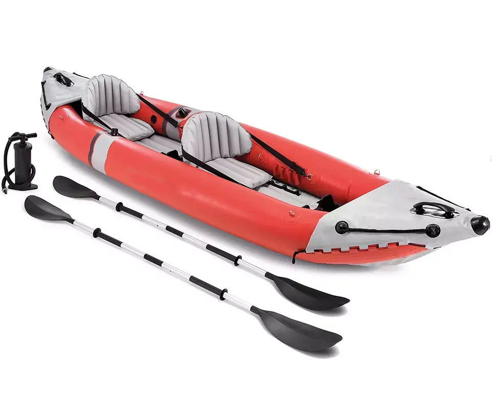 High quality hot sale nylon hull PVC inflatable fishing kayak Featured Image