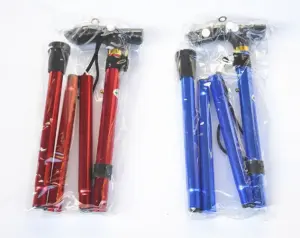 Wholesale Factory price canes 3 folding walking stick trekking foldable walking sticks hiking poles