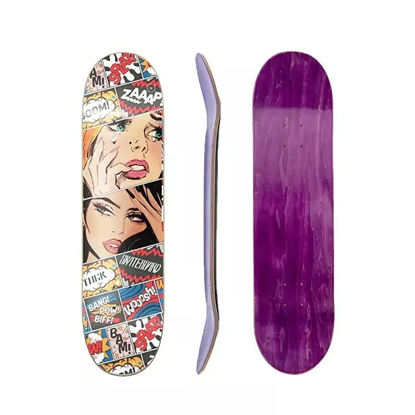 Tuck Brand New Series Canadian Maple 8.25 Inch Skateboard Deck For Pro Skaters Featured Image