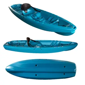 Custom cheap factory price blow molding family tour for beginners sitting on top kids adult kayaks