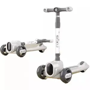 Folding Child Scooter Plastic PU flashing Wheel Skate Scooter For Kids 3-8 Years Old Children’s Scooter