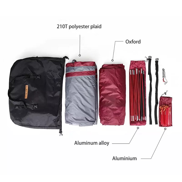 motorcycle hiking tent outdoor camping cloud tourer Double Layers motorcycle storage 2 man tent