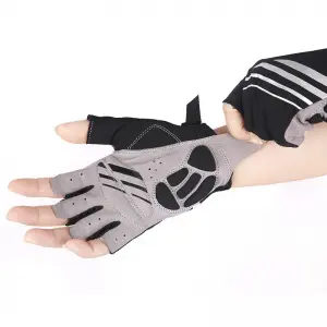 Breathable Cycling Gloves Training Fitness Glove Outside Riding Female Half Finger Bike Gloves