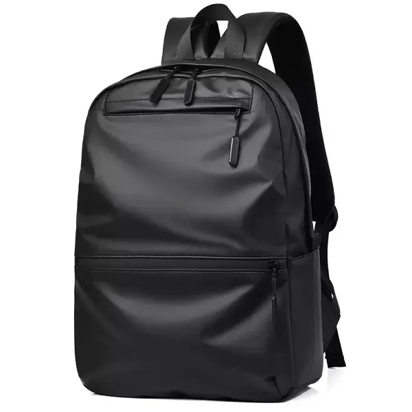 wholesale custom unisex pu leather school college laptop bag outdoor casual travel waterproof backpacks Featured Image