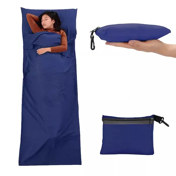 Adult Sleeping Bag for Outdoor Travel Hotels Pure Cotton Ultralight Envelope Portable Sanitary bag
