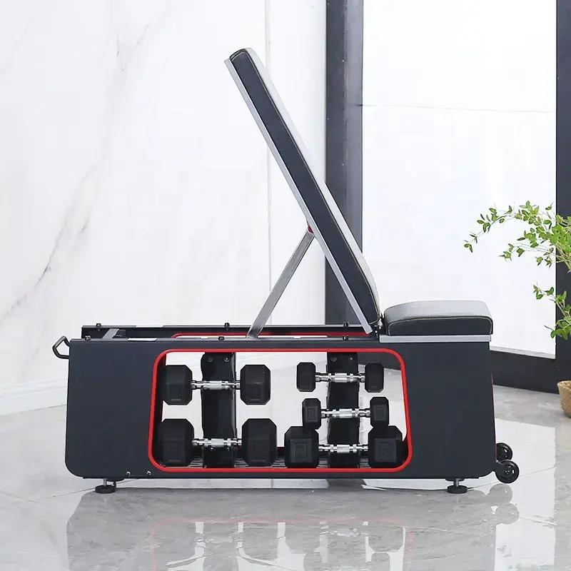 Multifunctional dumbbell storage table, integrated practice table