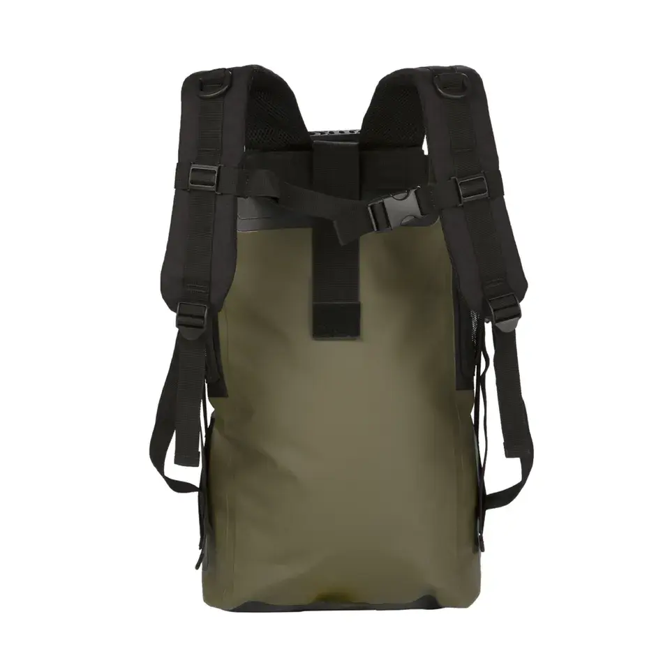 Promotional durable easy cleaning 20 liter fully waterproof hiking bag