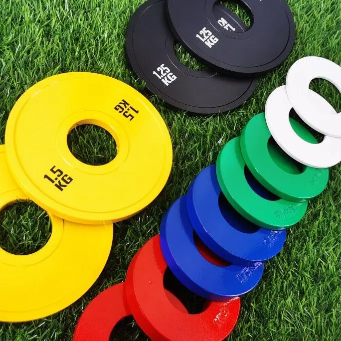 Fitness small weight Olympic bar barbell piece large hole weight piece Featured Image