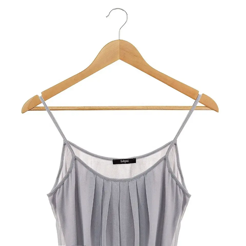 Wood Suit Hangers for Clothes Premium Quality Wooden Coat Hangers with logo Strong and Durable Suit Hangers Natural