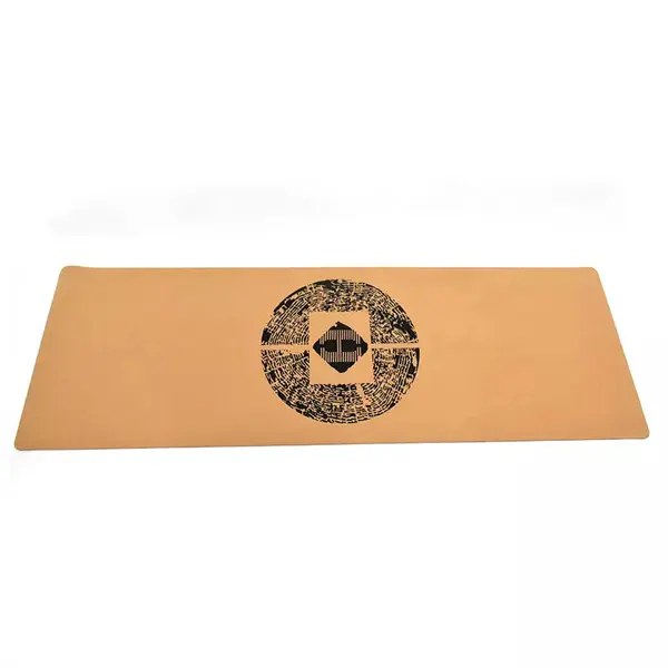 Eco Friendly Soft Surface Specifically Designed Gymnastics Yoga Rubber Mat Cork Mat