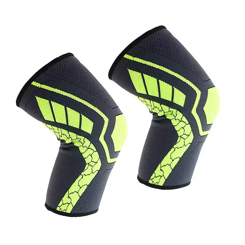 Pressurized elastic knee pads to support fitness equipment Featured Image