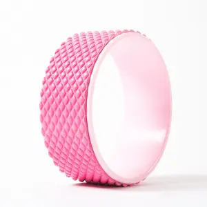 Yoga wheel backbend assists open back beauty back Pilates lap