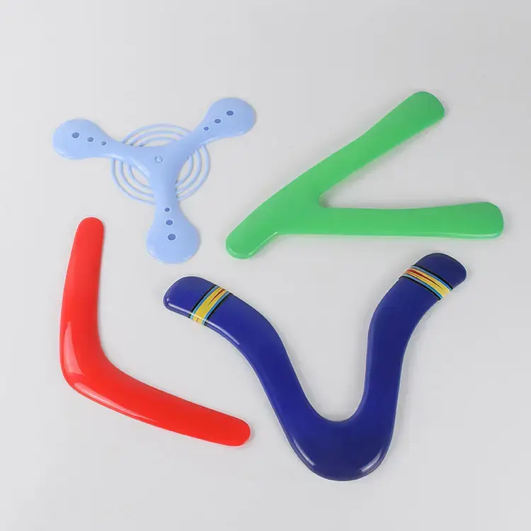 Promotional gifts boomerang plastic toy boomerang back