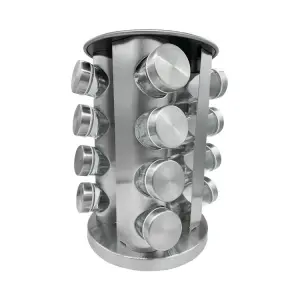 Storage Spice Rack Holder Organizer Wholesale Kitchen Stainless Steel Metal Customized Logo Multifunction Kitchen Supplies