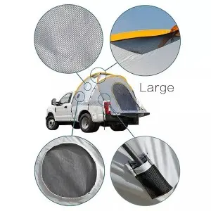 Car 4×4 outdoor pick up rear tailgate tents pickup truck bed camping tent for camper Mazda Nissan Toyota Ford Ranger