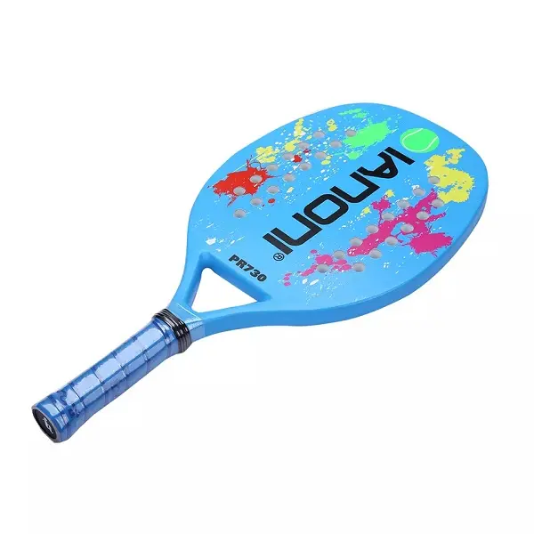 IANONI Factory custom carbon Fiber racket ball beach tennis racket set
