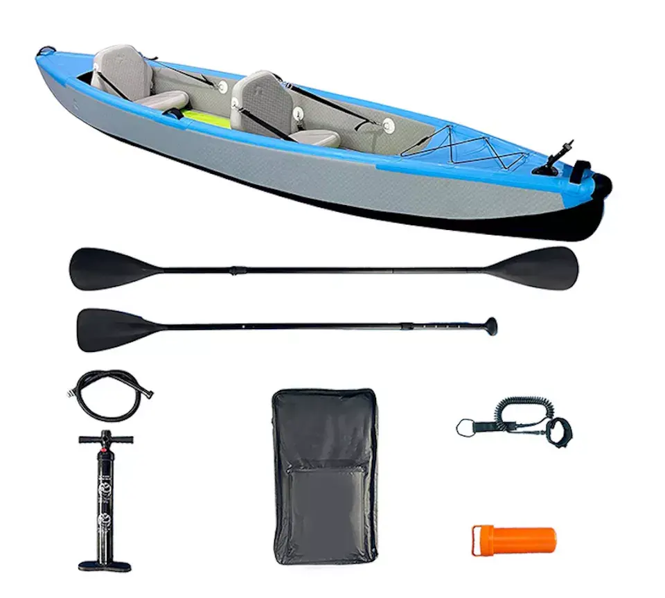 Canoe kayak 3 people inflatable portable sport kayak set canoe boat Featured Image