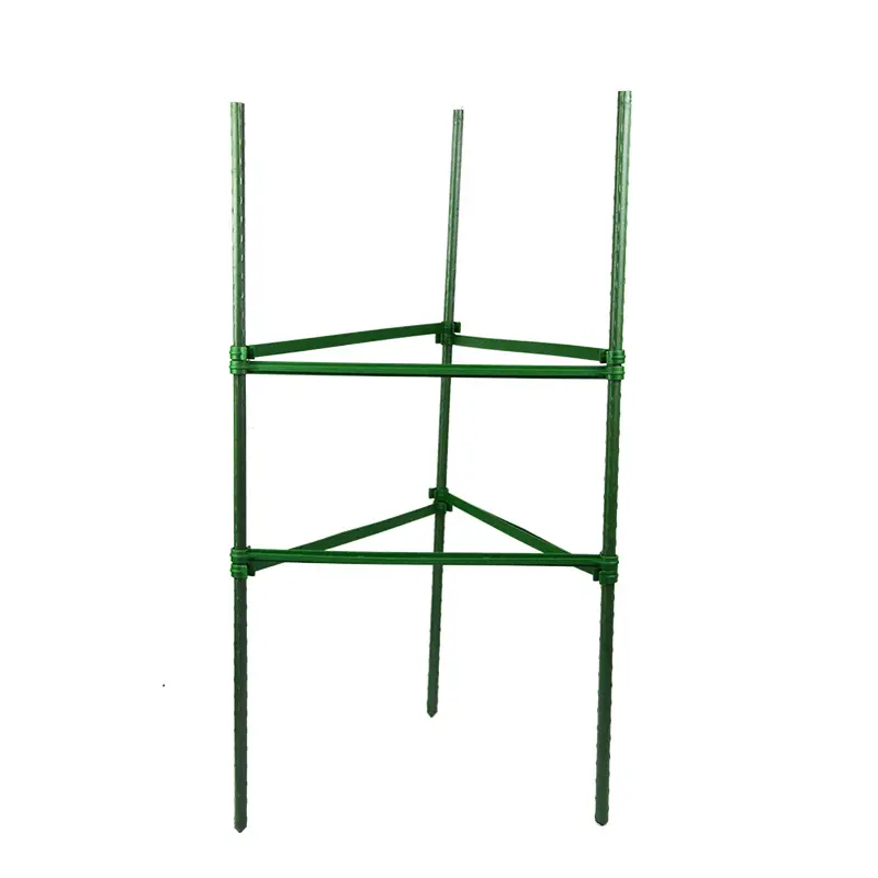 Amazon Cucumber Tomato Plant Growth Support Rod Home gardening rack supplies Planting climbing cane frame Plastic coated steel pipe Featured Image