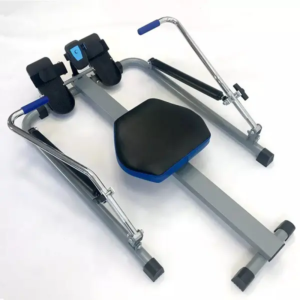 Wellshow Sport Folding Motion Hydraulic Rowing Machine Exercise Compact Row Machine for Cardio Exercise