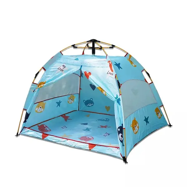 TWROAD Children’s tent indoor and outdoor theater children’s automatic tent polyester fabric children’s play tent Featured Image