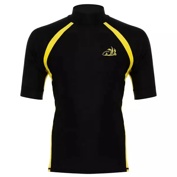 Wholesale Fashion Beach Quick Dry Breathable Sweat-wicking MMA Compression Men Rashguard Upf 50 Featured Image