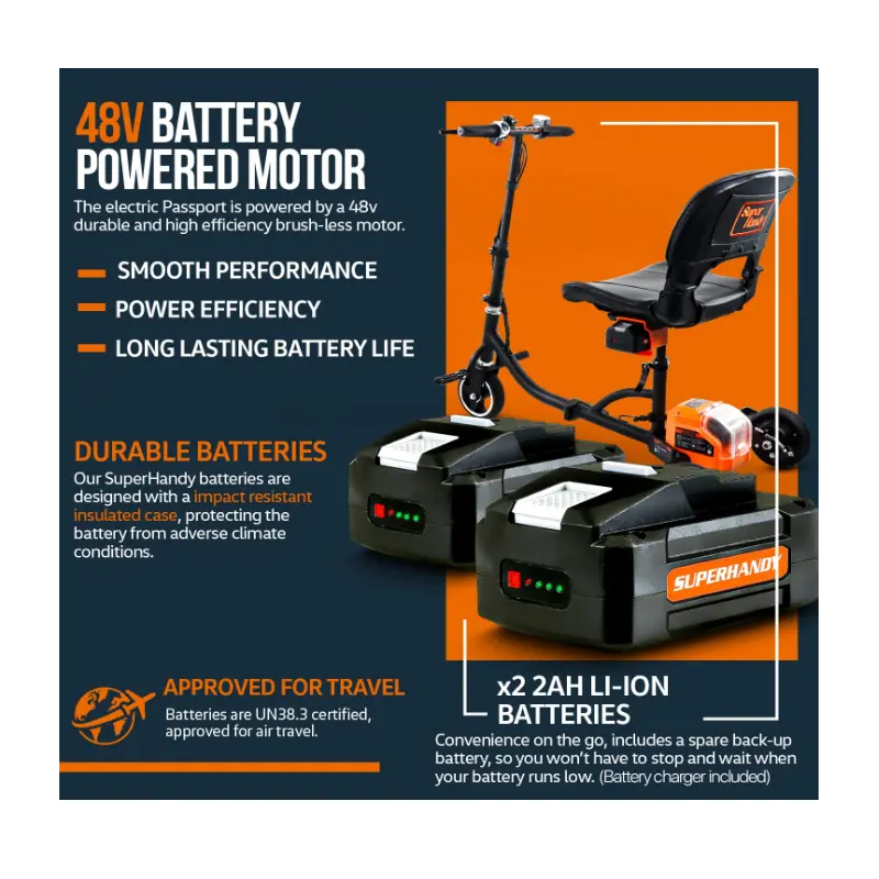 3 wheel folding mobile scooter