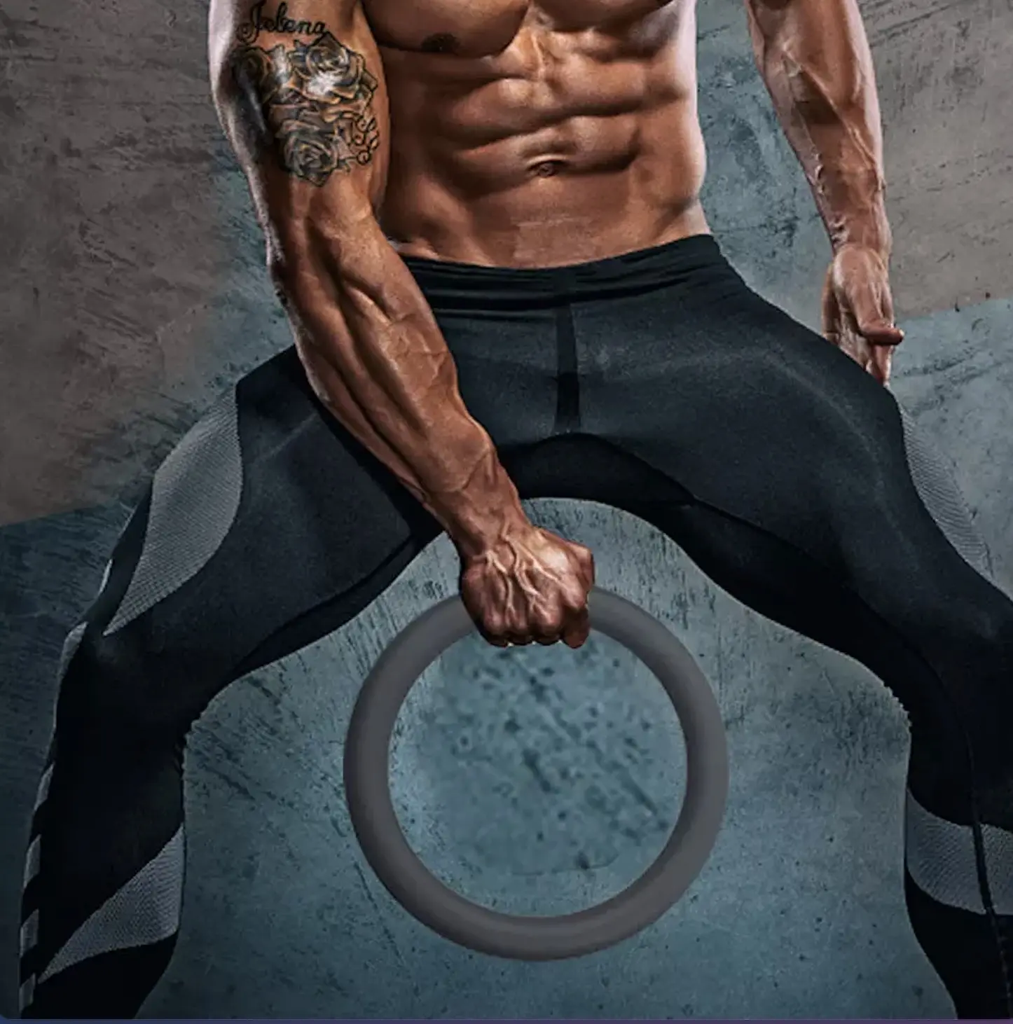 Motion&Life Pilates Power Circle Outwork Power Ring Silicone Fitness Body Building Dumbbell Ring