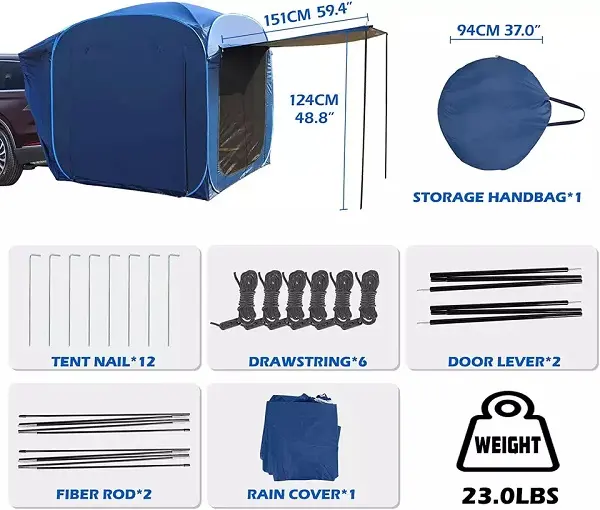 Family Party 2 3 4 Person Travel Waterproof Camping Tent Outdoor Camping Family Camping Outdoor Tent