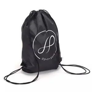 Promotional High Quality Custom 210D Polyester Drawstring Backpack, Sport Polyester Drawstring Bag