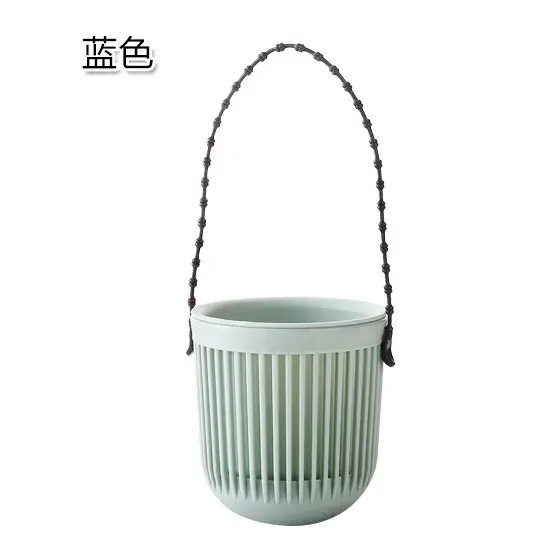 Hanging basket flower pot, plastic soft flowerpot for garden, plastic garden product flowerpots for nurseries