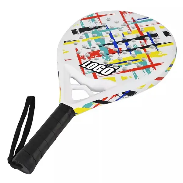 Hot Sale Professional Carbon Fiber Glass Fiber Paddle Beach Tennis Racket