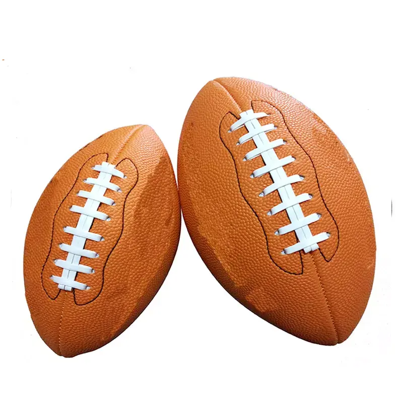 American football custom printing rugby ball embossed size F9 ball Featured Image
