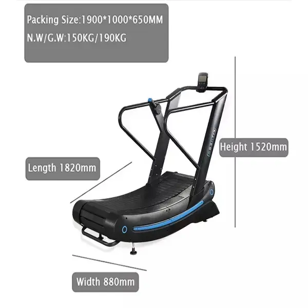 non motorized curve treadmill running machine air runner non electric woodway speed curved manual treadmill without motor