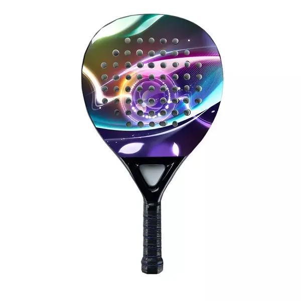 Wholesale Professional Padel Rackets New Model Padel Beach Tennis Racket Good Elasticity With 3K/12K Material Racquet Customize