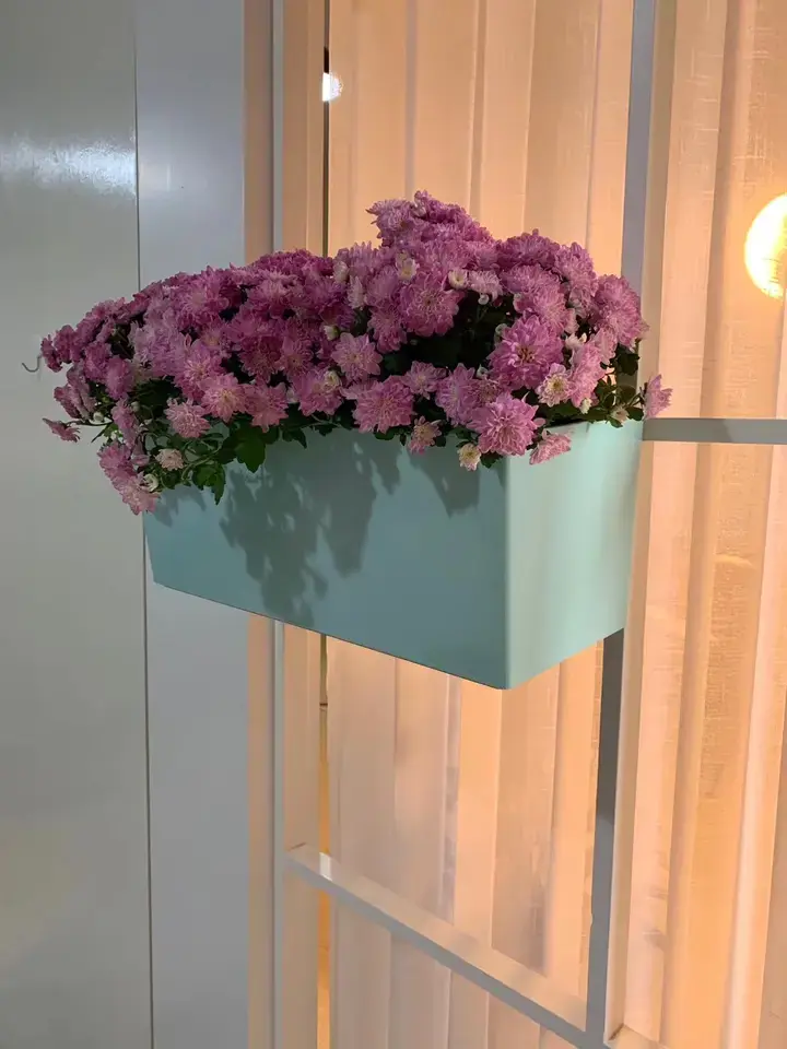 indoor or outdoor gardening supplies wall mounted planter plastic flower pots