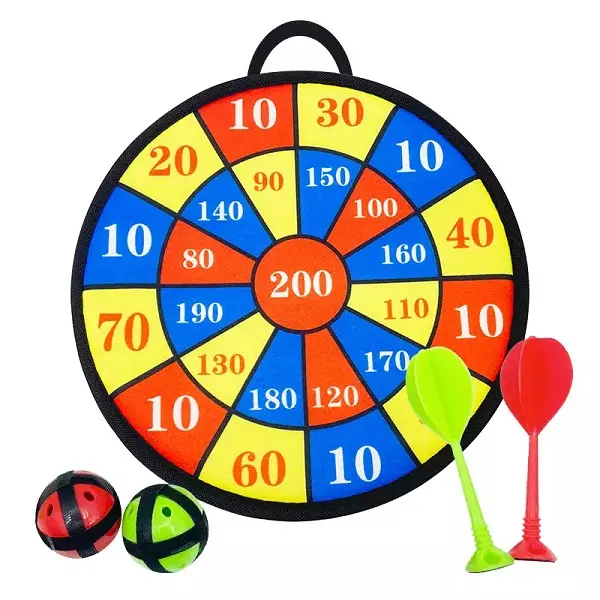 Hot selling high quality darts game board non-woven PE plastic wall children adult dart board 30cm Featured Image