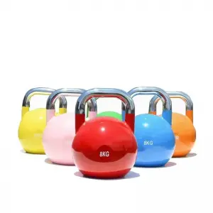 Kettlebell home for women’s jug squat strength training