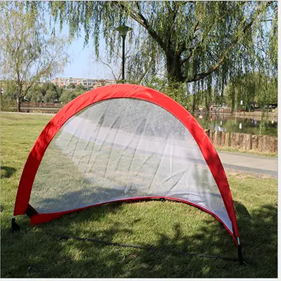 New portable kids Pop Up folded football gate Goals for Outdoor Training Soccer Ball Door mesh soccer goal